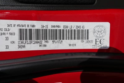 2015 Jeep Grand Cherokee SRT