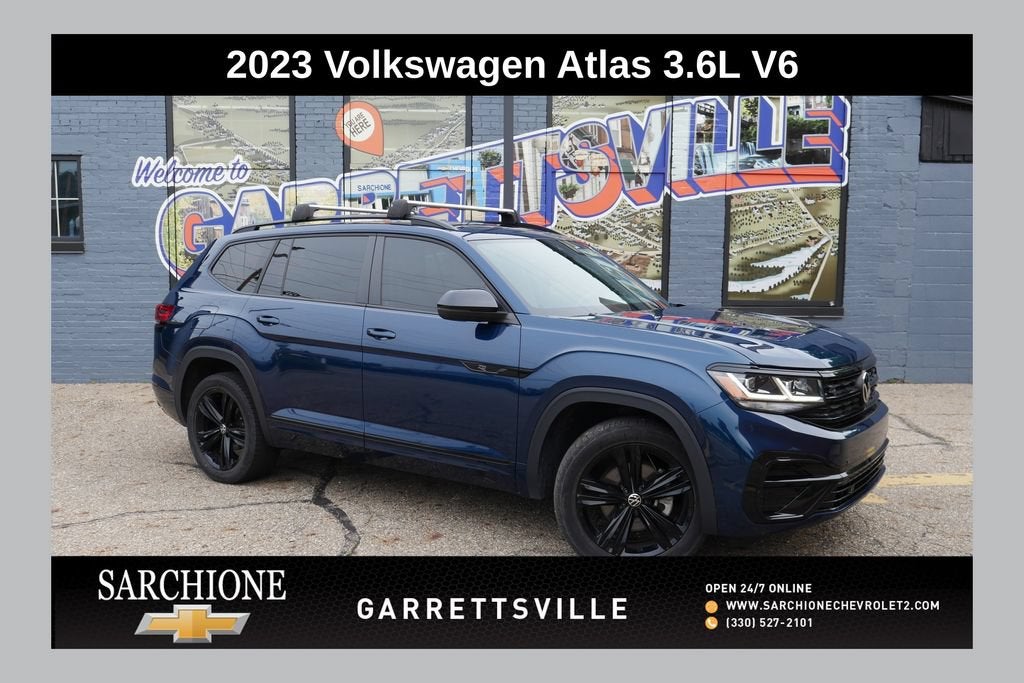 2023 Volkswagen Atlas 3.6L V6 SEL R-Line Black