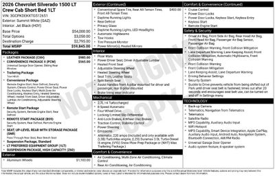 2026 Chevrolet Silverado 1500 LT