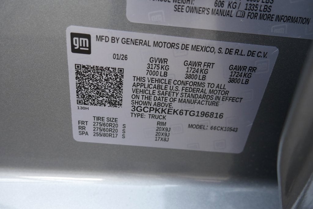 2026 Chevrolet Silverado 1500 LT (2FL)